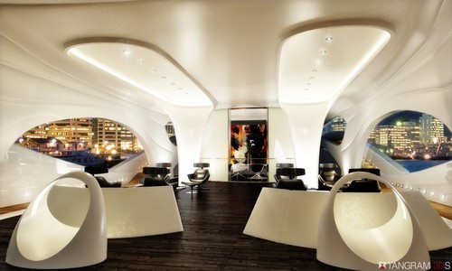 Inside, the ceilings reach an impressive 12ft. © MIAA